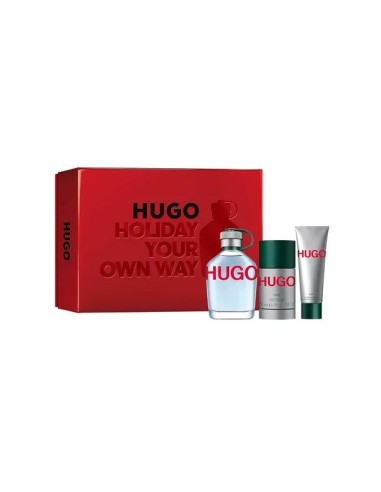 Hugo Man by Hugo Boss estuche de 125ml eau de toilette + gel + desodorante.