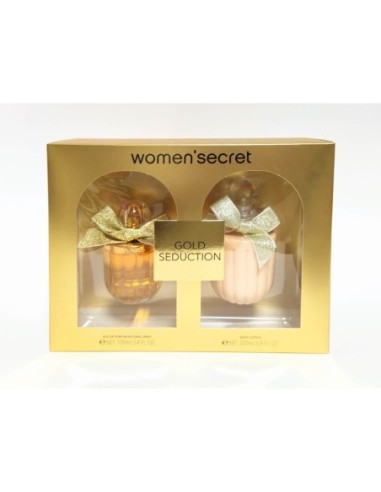Woman Secret gold seduction set eau de parfum 100+body 200
