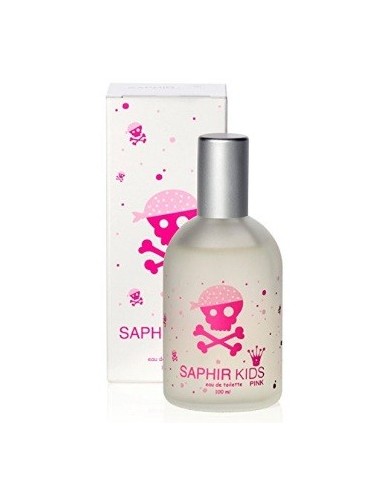 Colonia Saphir "Saphir Kids Pink" para niña 100ml eau de toilette.