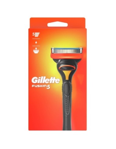 Máquina de afeitar Gillette fusión 5 mango + 3 rec