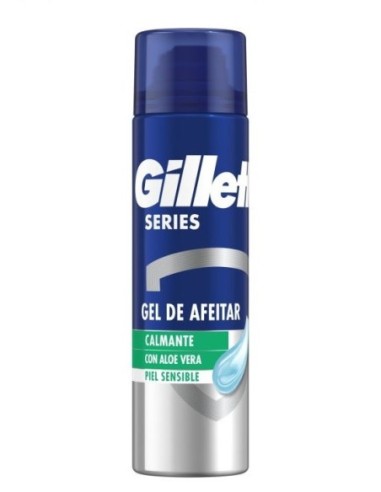 Gel de afeitar Gillette series sensible aloe vera 200ml