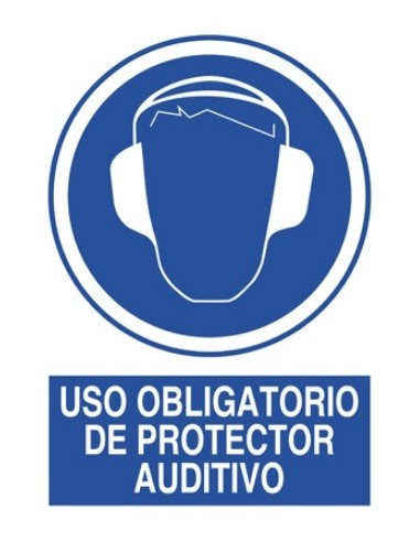 Señal uso protección auditiva 1012