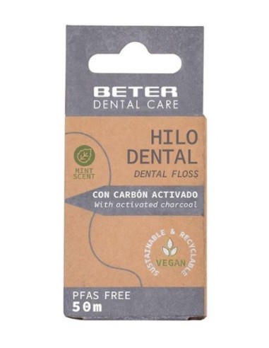 Hilo Dental Beter 50mt con carbón antivado /21023