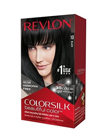 Tinte capilar Colorsilk Revlon 10 Negro