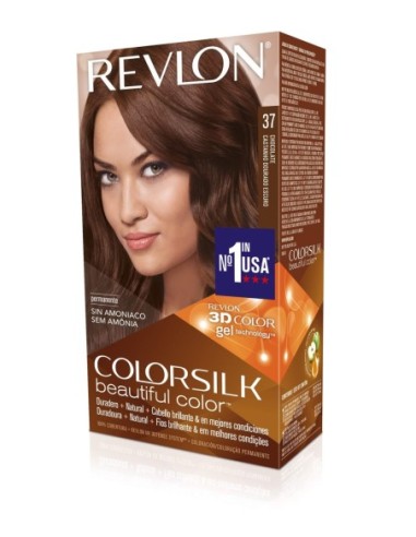 Tinte capilar Colorsilk Revlon 37 chocolate