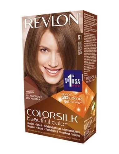 Tinte capilar Colorsilk Revlon 51 castaño claro