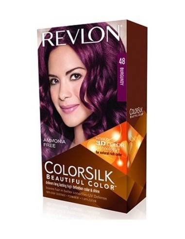 Tinte capilar Colorsilk Revlon 48 borgoña