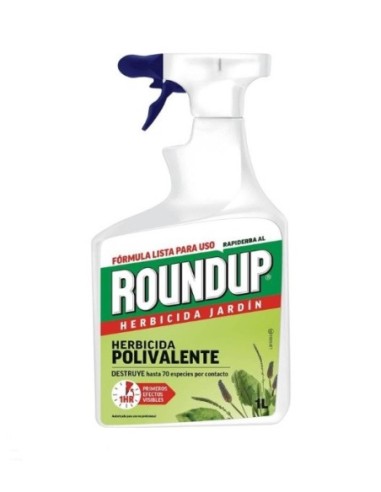 Herbicida jardín Roundup 1 litro pulverizador