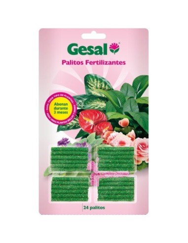 Gesal palitos fertilizantes 24 unidades