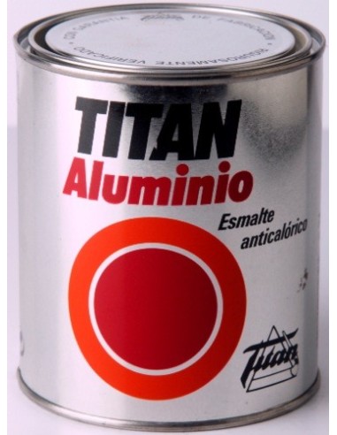 Esmalte anticalórico Titan aluminio 50ml.