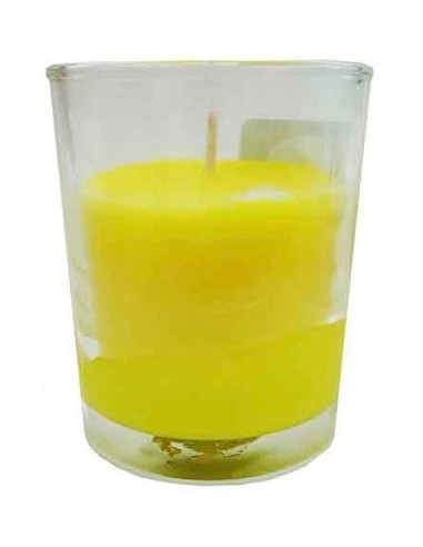 Vela citronela vaso cristal