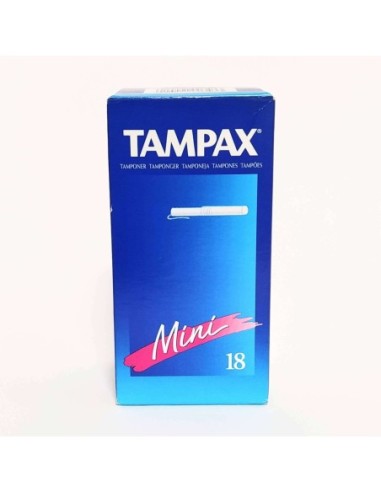 TAMPAX tampones mini 18 unidades