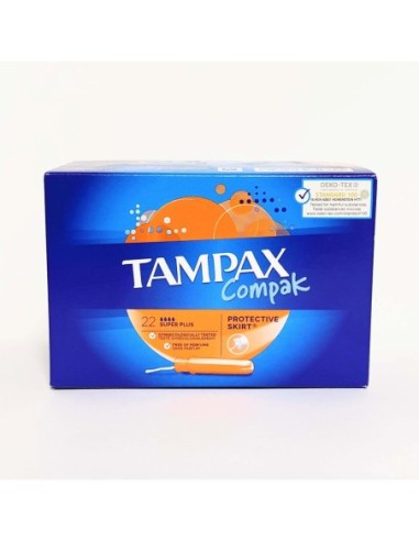 TAMPAX Compak super plus 22 unidades