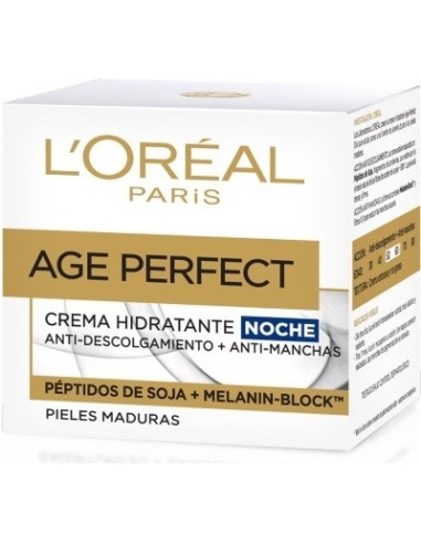 L´Oreal age perfect crema hidratante de noche anti-manchas 50ml