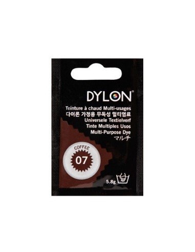 Tinte Ropa Dylon 07 Coffee, contiene 5grs.