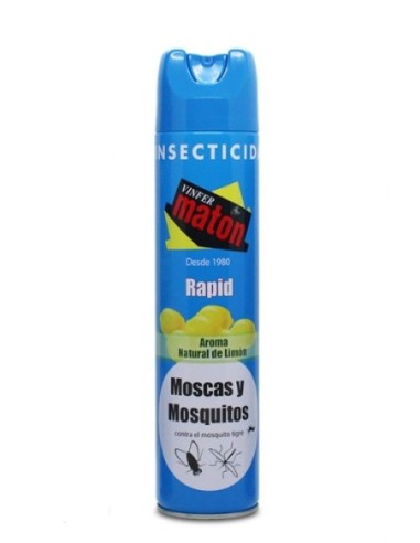 Insecticida Maton rapid aroma limón 600ml