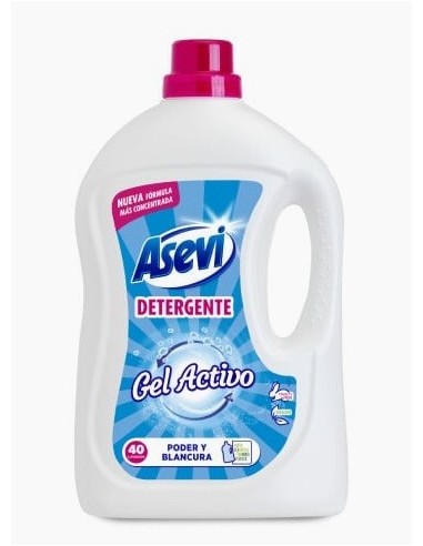 Detergente Asevi concentrado gel activo 40 dosis