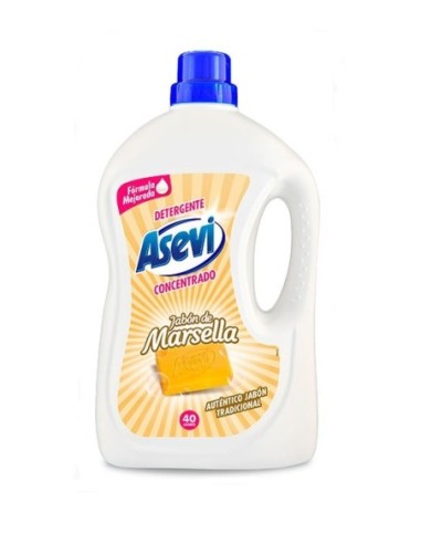 Detergente Asevi concentrado jabón de marsella 40 dosis