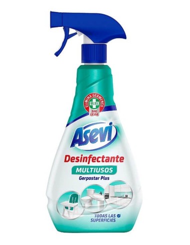 Limpiador desinfectante Asevi Multiusos Gerpostar spray 750ml sin lejía