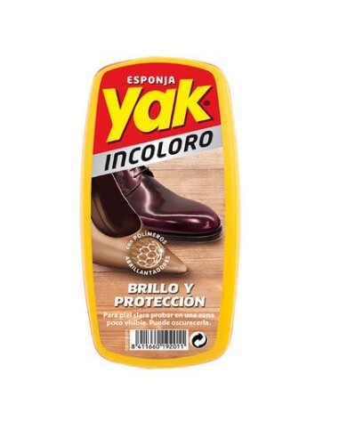Calzado esponja Yak incoloro brillo y protección