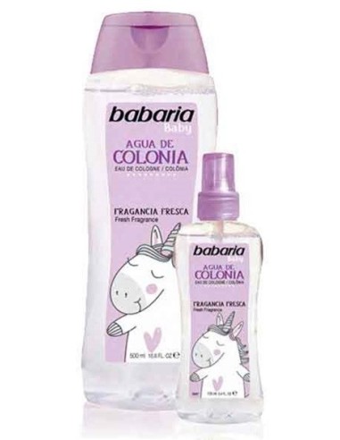 Babaria Baby colonia infantil 500ml + formate viaje rellenable