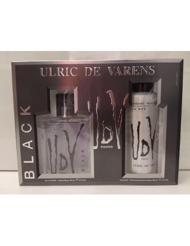 Udv Black men Ulric de Varens 100ml vap set + desodorante 200ml