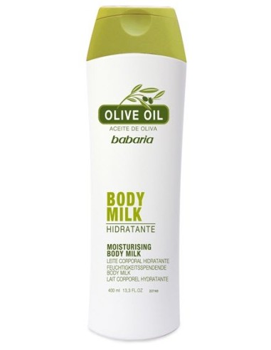 Babaria body milk corporal de aceite de oliva 400ml