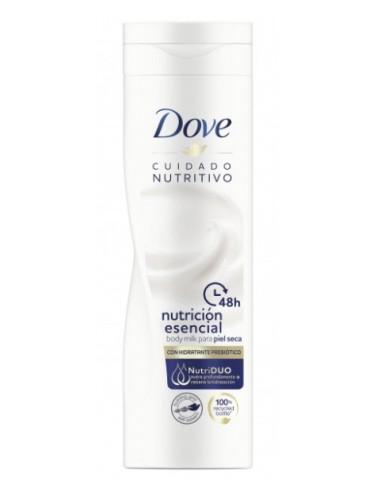 Body milk Dove nutrición esencial 400 ml.