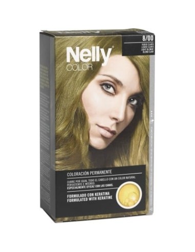 Tinte Capilar Nelly Color 8/00 Rubio  Claro