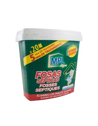 MPL desodorizante fosas sépticas  20 dosis