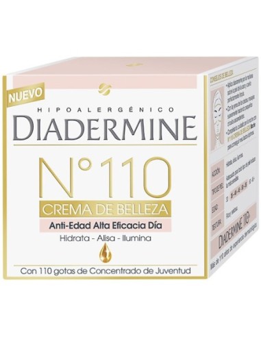 Diadermine Nº110 crema de día anti-edad alta eficacia con toallitas regalo