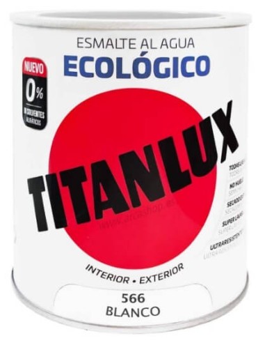 Esmalte al agua ecológico Titanlux 0566 Blanco Brillante