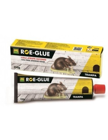 Raticida cola Roe-glue Massó atrapa ratones 135grs.