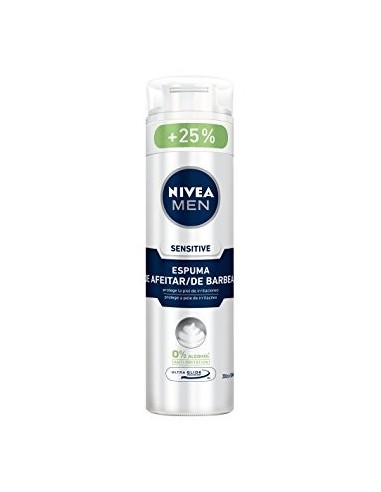 Espuma de afeitar Nivea men sensitive 0% alcohol 250ml