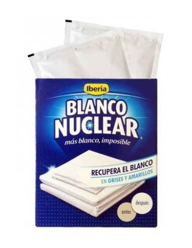Blanco Nuclear Iberia, contiene 6 sobre de 120grs.