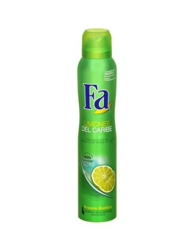 Desodorante Fa limones del caribe spray 200 ml.
