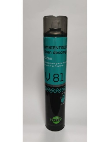 Ambientador gran descarga Vinfer Clean spray V81 750 ml