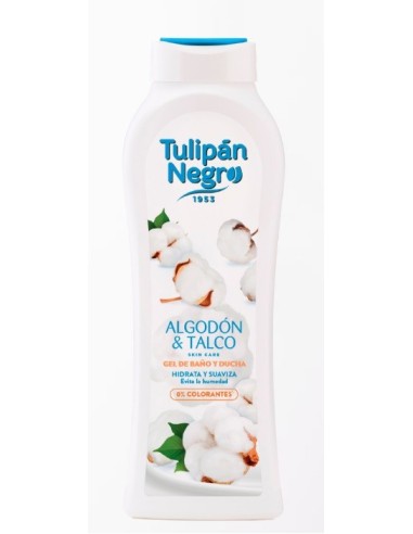 Gel Tulipán Negro algodón talco 650ml