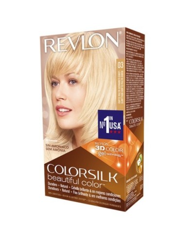 Tinte capilar Colorsilk Revlon 03 rubio ultra claro brillante