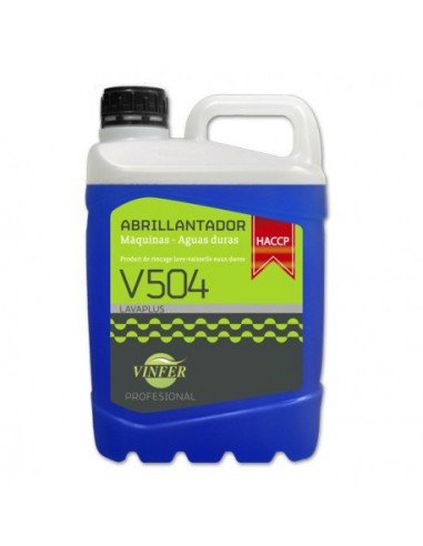 Abrillantador máquinas aguas duras(H.A.) V504 Vinfer profesional 5L