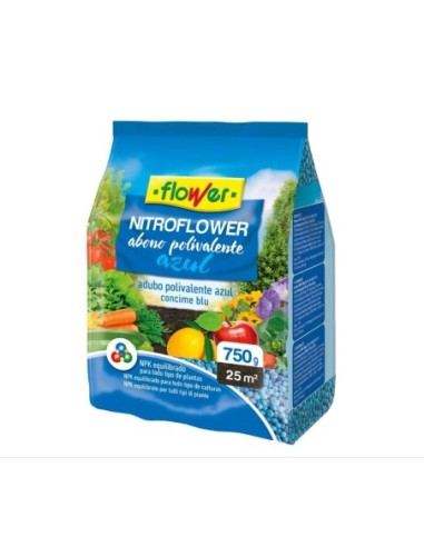 Abono polivalente granulado para plantas Flower 750gr