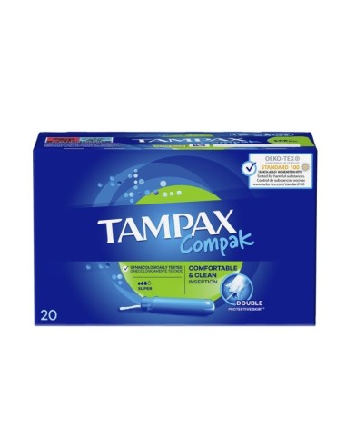 TAMPAX Compak super 20 unidades.