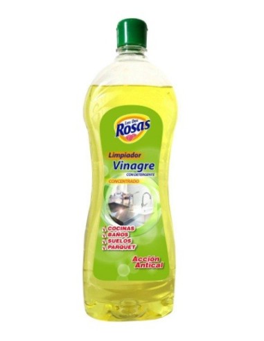 Vinagre de limpieza con detergente las Dos Rosas 1250 ml.
