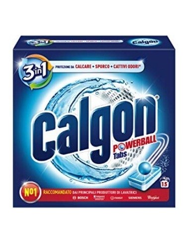 Calgon Tableta antical 3 en 1, contiene 15 unidades.