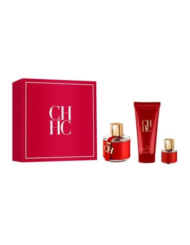 CH for women de Carolina Herrera estuche 100ml eau de toilette + 8ml + body milk