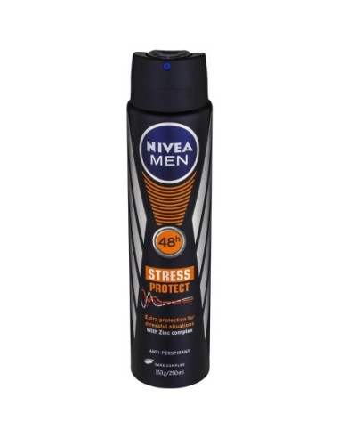 Desodorante Nivea men 48h stress protect spray 200ml