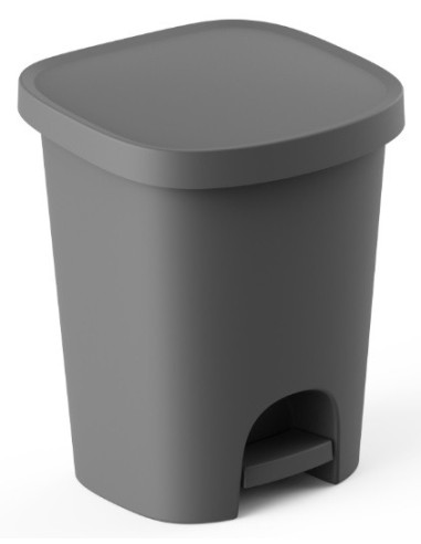 Cubo Pedal Dustbin Fresh Plastiken 25L Antracita /8425