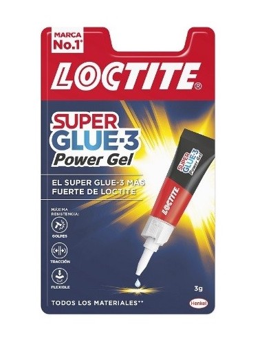 Pegamento super Glue-3 Loctite gel de 3grs.