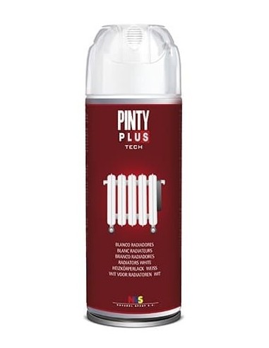 Pintura Spray Pinty Plus Blanco Radiadores de 400ml.