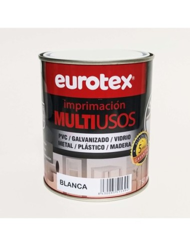 Imprimacion eurotex blanca multiadherente al disolvente 750ml.